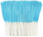 50pcs Faux Pampas Grass, 21.6" Short Artificial Pompous Grass Branches for Vase Filler Home Table Centerpieces Wedding Decor (Light Blue)