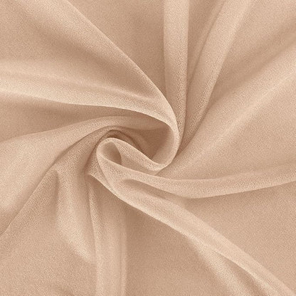 Fall Nude Wedding Arch Draping Fabric 1 Panel 29" × 20FT Sheer Drapes Outdoor Curtain for Wedding Ceremony Baby Bridal Shower Arch Ceiling Backdrop Decor