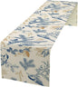 Floral Table Runner,Sketch Birds and Flowers Summer Table Runner Kitchen Dining Table Decoration for Home Party Decor 13x60 Inch