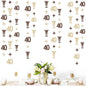 Champagne Gold Brown 40th Birthday Decorations Espresso Martini Garland Streamer Banner Decor for Womens A Tini Bit Older Martini Birthday Cheers to 40 Years Happy 40th Anniversary Bar Party Supplies