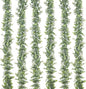 Lvydec 6 Pack Artificial Eucalyptus Garland, Fake Eucalyptus Greenery Garland Wedding Backdrop Arch Wall Decor, 6 Feet/Strand Fake Hanging Plant for Table Festival Party Decoration