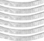 10 Pack 10 Feet Silver Foil Fringe Garland Metallic Tinsel Streamers Banner Wall Hanging Curtain Backdrop for Parade Floats, Bachelorette, Wedding, Birthday, Halloween, Christmas Party Decorations
