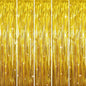 GOER 3.2 ft x 9.8 ft Metallic Tinsel Foil Fringe Curtains Party Photo Backdrop Party Streamers for Birthday,Graduation,New Year Eve Decorations Wedding Decor (Gold,5 pcs)