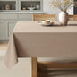 MIULEE Brown Linen Tablecloth 52x70 Inch Rectangle Table Cloth Waterproof,Stain Resistant & Wrinkle Resistant for Dining Party Wedding