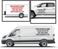 Large Custom Business Name and Website Description Text Decal Sticker for Advertising Truck, Car Windows, Signs, Schools, Doors, Windshield, Boats, RV, Trailers, Coolers, and Storefronts