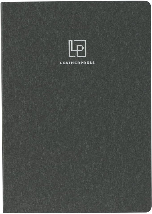 Luxury Leather Refillable Journal/Writing Notebook for Men & Women, Reusable Full-grain Leather Cover, 120gsm Thick Paper, Blank, Dotted, Lined Refills
