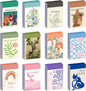 12 Sets 600 Sheets Washi Stickers for Journaling, Boho, Abstract, Vintage Scrapbook Sticker Set for Bullet Journal Art Diary Card Craft Gifts Planner Notebook