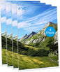 Magnetic Picture Frames for Refrigerator 4x6 Inch, Magnetic Photo Holders for Fridge, 4 Pack Acrylic Magnetic Picture Frame for Displaying Frames,Children Artworks