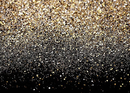 SJOLOON Black and Gold Backdrop Gold Spots Backdrop Vinyl Photography Backdrop Vintage Background for Family Birthday Party Newborn Studio Props 11547 (12x10FT)