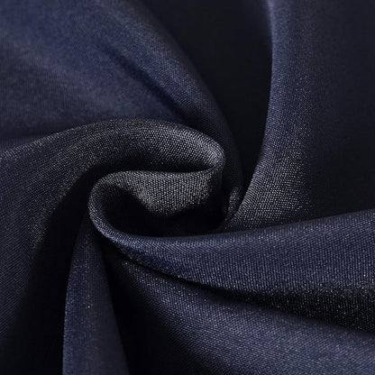 Cupuamon Square Tablecloth 70x70 inch Washable Polyester Fabric Table Cloth for Wedding Party Dining Banquet Decoration（70x70,Navy）
