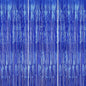 3 Pack Foil Fringe Backdrop - Royal Blue Shiny Tinsel Curtains for Party Decoration/Photo Booth Props - 3.3x8.2 FT Metallic Foil Backdrop for Birthday, Wedding, Graduation, Christmas.