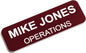 Custom Engraved Name Tag Badges – Personalized Identification with Pin or Magnetic Backing, 1 Inch x 3 Inches, Claret/White