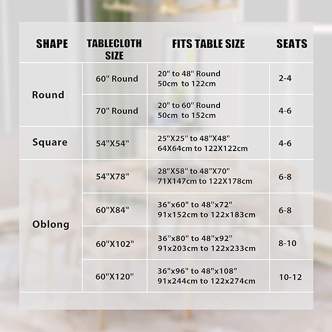 sancua 2 Pack Light Grey Tablecloth 54 x 54 Inch, Stain and Wrinkle Resistant Square Table Cloth - Washable Polyester Table Cover for Dining Tables, Buffet Parties and Camping