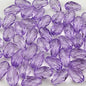 100pcs 8x12mm Teardrop Crystal Glass Beads for Jewelry Making, Faceted Vertical Hole Teardrop Glass Spacer Beads for Wind Chimes Bracelet Earring Necklace DIY Craft(Crystal Purple)
