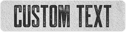 Custom Sign, Custom Street Sign, 11 Font Colors, 13 Font Styles, 4 Hole Options, 22 Sizes, 8x32 Inches, Rust Free DiBound, Fade Resistant, Made in USA by My Sign Center (Concrete)