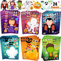 24 Sheets Halloween Stickers, Make Your Own Halloween Stickers for Kids, Halloween Party Favors, Halloween Crafts for Kids Trick or Treat Party Supplies