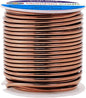 Mandala Crafts 12 Gauge Anodized Aluminum Craft Wire for Jewelry Making - 60 FT Colored Flexible Light Brown Wire - Bendable for Bonsai Armature Crafting Sculpting