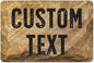 Custom Sign, Custom Street Sign, 11 Font Colors, 13 Font Styles, 4 Hole Options, 22 Sizes, 12x18 Inches, Rust Free DiBound, Fade Resistant, Made in USA by My Sign Center (Stone)