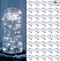 ZGWJ 50 Pack Fairy Lights Battery Operated, 7ft 20 Mini LED Fairy String Lights Silver Wire 3 Modes for DIY, Parties, Wedding, Bedroom, Halloween Christmas Decoration Silver White