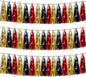 3P Black-Red Gold Foil Fringe Metallic Tassel Garland, Tassels Banner Streamers for Parade Floats, Bachelorette, Wedding, Birthday, Halloween, Christmas, Bridal/Baby Shower Party Decorations