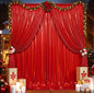 20ftx10ft Red Sequin Backdrop Curtain for Parties, Wrinkle Free Thick Glitter Sparkle Photo Backdrop Drapes 4 Panels 5x10FT Shimmer Back Drop Cloth for Wedding Birthday Photography Background