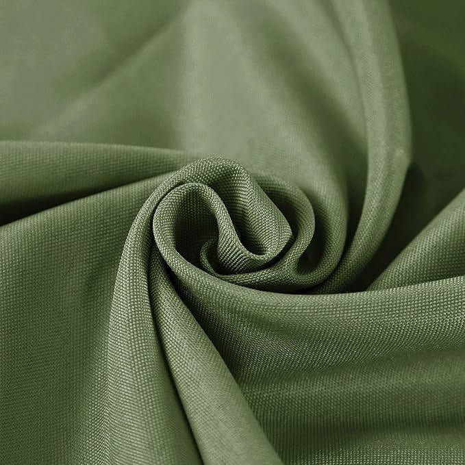 120 inch Round Tablecloth Washable Polyester Table Cloth Decorative Table Cover for Wedding Party Dining Banquet（120 inch,Willow）