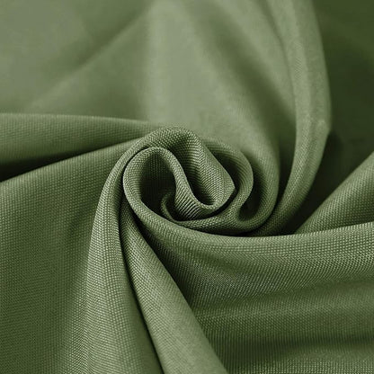 120 inch Round Tablecloth Washable Polyester Table Cloth Decorative Table Cover for Wedding Party Dining Banquet（120 inch,Willow）