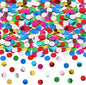 MARFOREVER Multicolor Foil Confetti, Glitter Round Confetti Rainbow Circle Dots Birthday Table Scatter Sequin Sprinkles for Party Wedding Bachelorette Baby Shower Festival Supplies