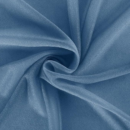 Fall Dusty Blue 2 Panels Wedding Arch Draping Fabric 29" x 20Ft Sheer Drapes Outdoor Curtain for Wedding Party Baby Bridal Shower Arch Ceiling Backdrop Decor