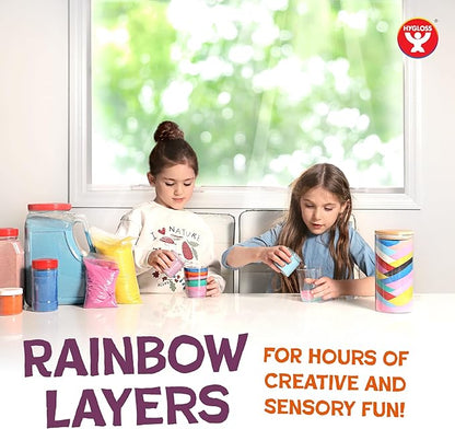 Hygloss Colored Sand for Crafts - 15 lb Bottle, Orange - Vibrant Colorful Fine Sensory Play Sand Art Kits for Kids - Classroom Activities for Children 3 4 5 6 7 8 9 10 11 12 - Safe for Ages 3+