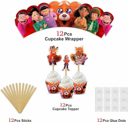 Seyal® Trning Red Cupcake Wrapper