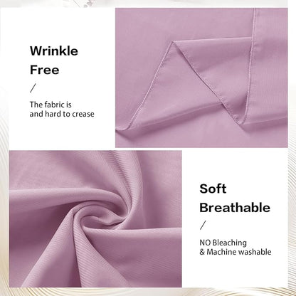 VOK Wedding Arch Draping Fabric Chiffon Fabric, 29in x 18Ft 2 Panels Sheer Chiffon Outdoor Curtain for Wedding Ceremony Birthday Party Decoration (Dusty Rose,2 Panel)