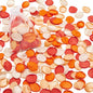 Serwalin 300Pcs Silk Rose Petals Flower Petals for Weddings Proposal Orange Petals Artificial Flower Petals for Aisle Basket Bridal Shower Table Decor (4 Color Mixes)