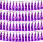 4P Purple Foil Fringe Metallic Streamers Banner Tassel Garland for Parade Floats, Bachelorette, Wedding, Birthday, Halloween, Christmas, Bridal/Baby Shower Party Decorations