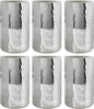 WDHODEC 6 Pcs Disco Vases Bulk Silver Mirror Disco Ball Flower Vase Glass Candle Holder for Wedding Table Centerpieces Decoration 6"