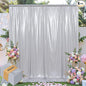 leegleri 30x10ft Thick Silver Glitter Backdrop Curtain Panels for Parties, Wrinkle Free Sequin Sparking Photo Backdrop Drapes, 6Panels 5x10ft Shimmer Back Drop Cloth for Wedding Birthday Photography