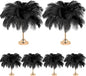 80 Pcs Large Natural Ostrich Feathers Plumes 14-16 Inch Bulk for DIY Crafts Wedding Party Centerpiece Vase
