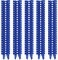 Bright Creations Gift Bows with Twist Ties 100Ct - 3-Inch Satin Bows & 5.7-Inch Polyester Ties, Dark Blue - Gift Wrap Ribbon for Party Favor & Treat Bags