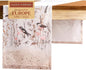 Maison d' Hermine Table Runner 100% Cotton Single Layer Table Runners 108 inches Long Decorative for Home Dining Party Wedding Bridal Shower Spring Summer (Meadow Florals - Brown, 14.50" x 108")