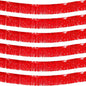 We Moment 6 Pack 10 Feet Red Foil Fringe Garland Streamers Metallic Tinsel Banner Wall Hanging Fringe Curtain Glitter Backdrop Banner for Parade Floats Birthday Bachelorette Red Party Decorations