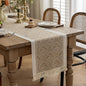 Table Runners 63 Inches,Waterproof Boho Table Runner with Tassel Fringe,Table Runner for Party Coffee Table
