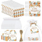 50 PCS Baby Shower Lip Balms for Guests, Boys Girls Neutral Gender Reveal Baby Shower Party Favors with Thank You Card Tags Thanksgiving Decorations Pumpkin Flower