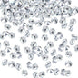 10000 Clear Wedding Table Scatter Confetti Crystals Acrylic Diamonds Rhinestones for Table Centerpiece Decorations Wedding Decorations Bridal Shower Decorations Vase Beads (Silver, 3 mm)