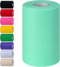 Beige Green Tulle Fabric Rolls 6 Inch by 100 Yards (300 feet) Tulle Roll Spool Fabric for DIY Tutu Skirt Baby Shower Birthday Party Wedding Decorations Christmas Craft Supplies (Beige Green)