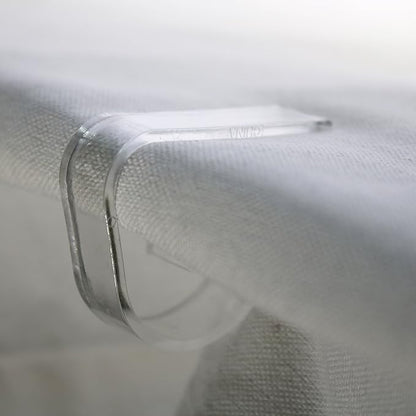 Clear Plastic Tablecloth Clips – Picnicking Accessory - Set of 72
