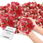 Dried Flower Red Plum Biodegradable Confetti - Real Flower Petals for Weddings, Flower Girl Toss, Wedding Send Off Ideas, Party Table Decoration | Boxed - 8oz (0.5lbs)