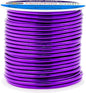 Mandala Crafts 12 Gauge Anodized Aluminum Craft Wire for Jewelry Making - 60 FT Colored Flexible Purple Wire - Bendable for Bonsai Armature Crafting Sculpting