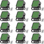 Rechargeable Par Can Lights, 72W RGB 5200mAh Uplights Battery Powered Stage Light, Wireless DJ Lights Sound Activated with Remote & DMX Control for Festivals, Weddings, Bars, Churches, DJ (12 Packs)