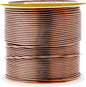 Mandala Crafts 18 Gauge Anodized Aluminum Craft Wire for Jewelry Making - 100 FT Colored Flexible Brown Wire - Bendable for Bonsai Armature Crafting Sculpting