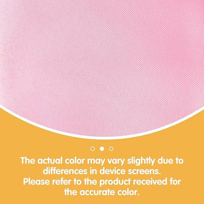 BRILLMAX 6 Pack Pink Round Tablecloths 132 Inch - Circle Bulk Linen Polyester Fabric Washable Table Cloth Cover for Wedding Reception Banquet Birthday Party Buffet Restaurant